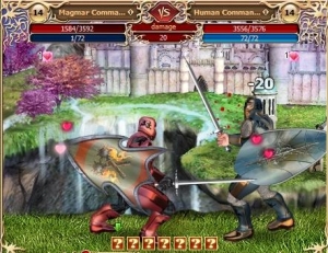 Valentine's Battle in the free online game Legend: Legacy of the Dragons